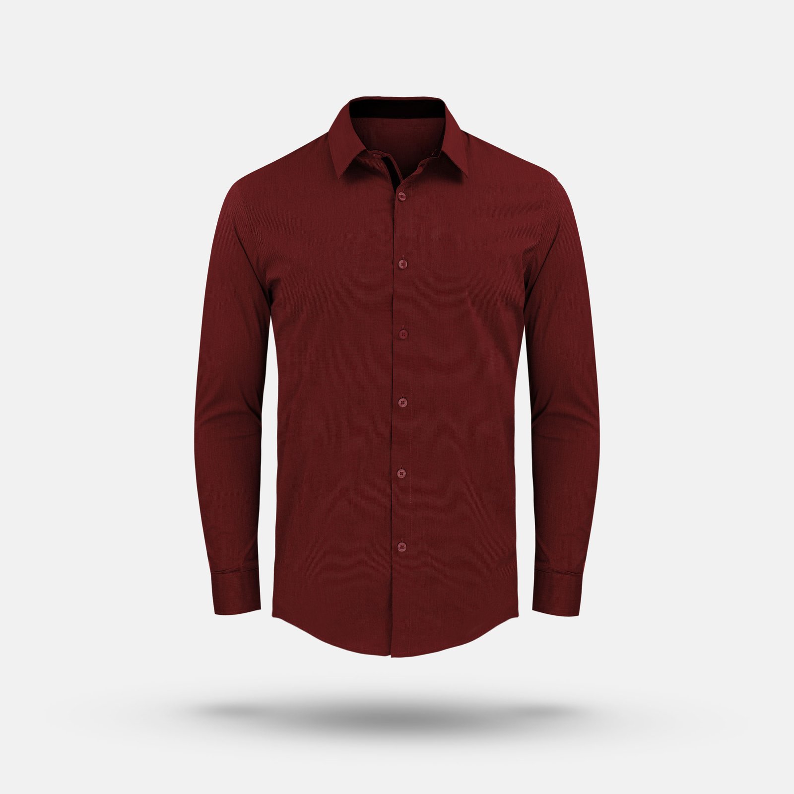 red Premium Formal Shirt - Tailored Design - Image 1